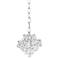 Vienna Full Spectrum Essa 8" Wide Chrome and Crystal Mini Chandelier