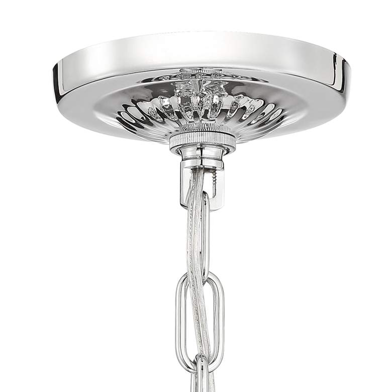 Image 5 Vienna Full Spectrum Etienne 13 1/2" Chrome and Crystal Pendant Light more views