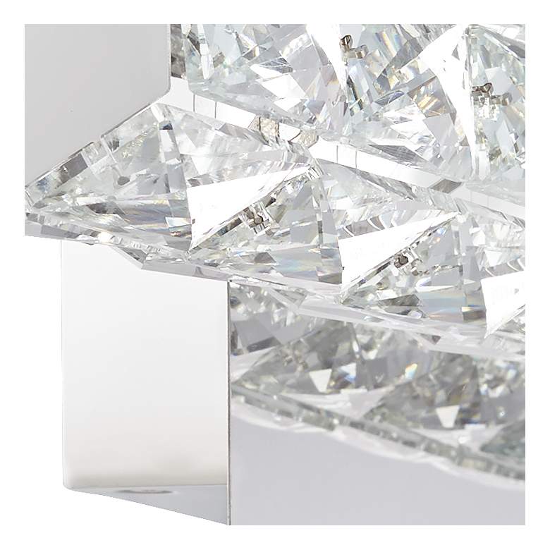 Image 3 Vienna Full Spectrum Evie 24" Chrome and Crystal LED Bath Bar Light more views