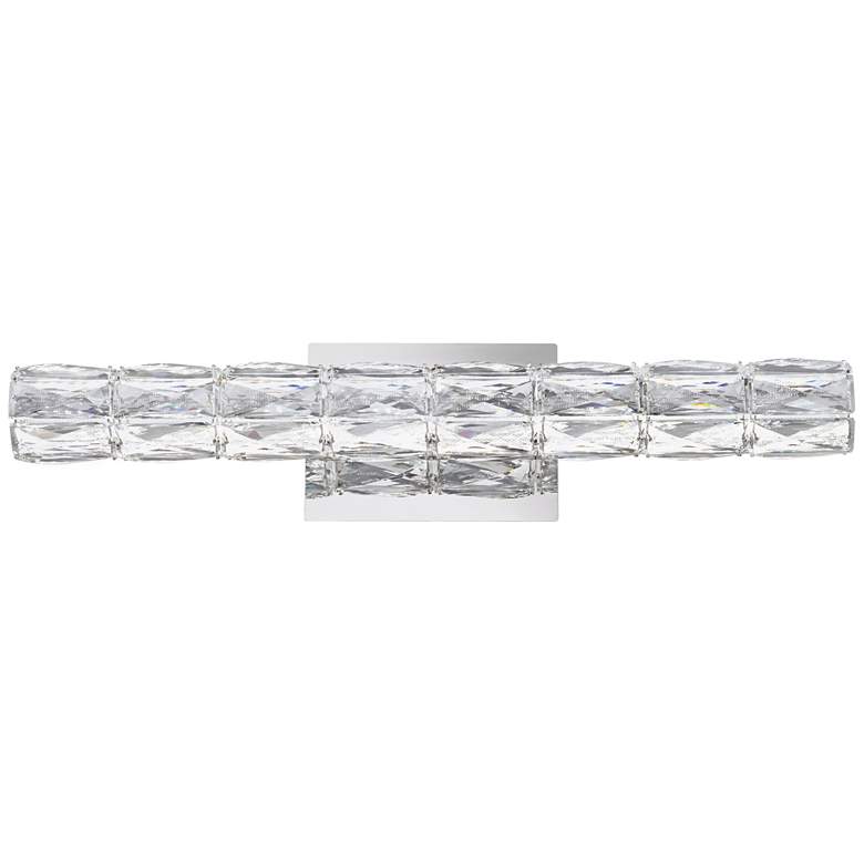 Image 4 Vienna Full Spectrum Evie 24 inch Chrome and Crystal LED Bath Bar Light more views
