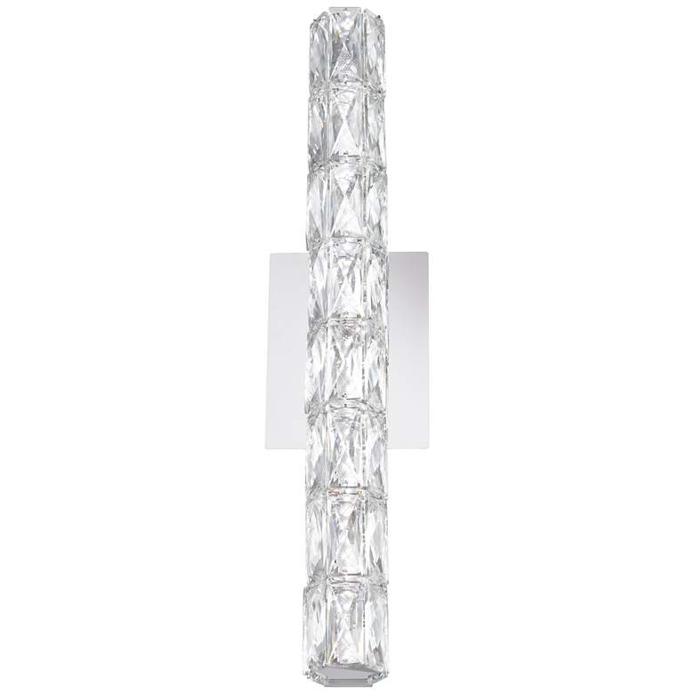 Image 6 Vienna Full Spectrum Evie 24" Chrome and Crystal LED Bath Bar Light more views