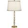 Vienna Full Spectrum Flora Gold and Crystal Table Lamp