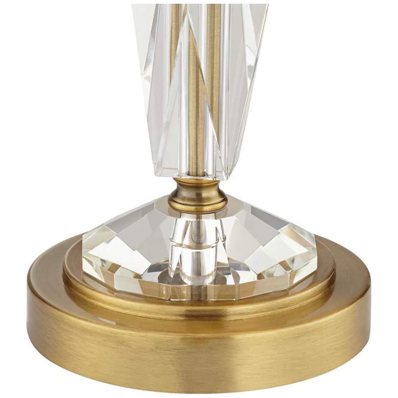 Image 5 Vienna Full Spectrum Flora Gold and Crystal Table Lamp more views