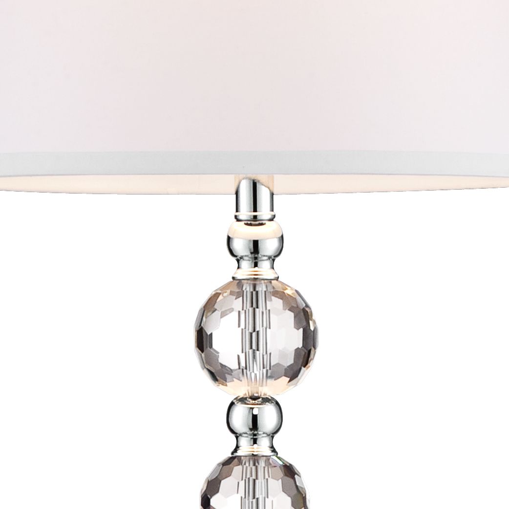 Vienna Full Spectrum Glimmer Crystal Orb Floor Lamp Y7065 Lamps Plus