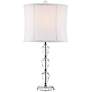 Vienna Full Spectrum Goddin 23" Faceted Clear Crystal Table Lamp in scene