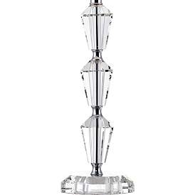 Image5 of Vienna Full Spectrum Goddin 23" Faceted Clear Crystal Table Lamp more views