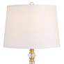 3_Vienna Full Spectrum Gracie 32" High Brass and Crystal Table Lamp more views