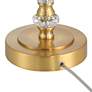 7_Vienna Full Spectrum Gracie 32" High Brass and Crystal Table Lamp more views