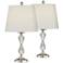 Vienna Full Spectrum Hales 23 1/2" Clear Crystal Table Lamps Set of 2