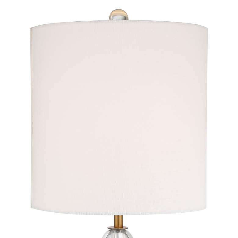 Image 4 Vienna Full Spectrum Halston 32 1/2" Brass Buffet Lamp with USB Dimmer more views
