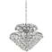 Vienna Full Spectrum Inez 20" Wide Clear Crystal Pendant