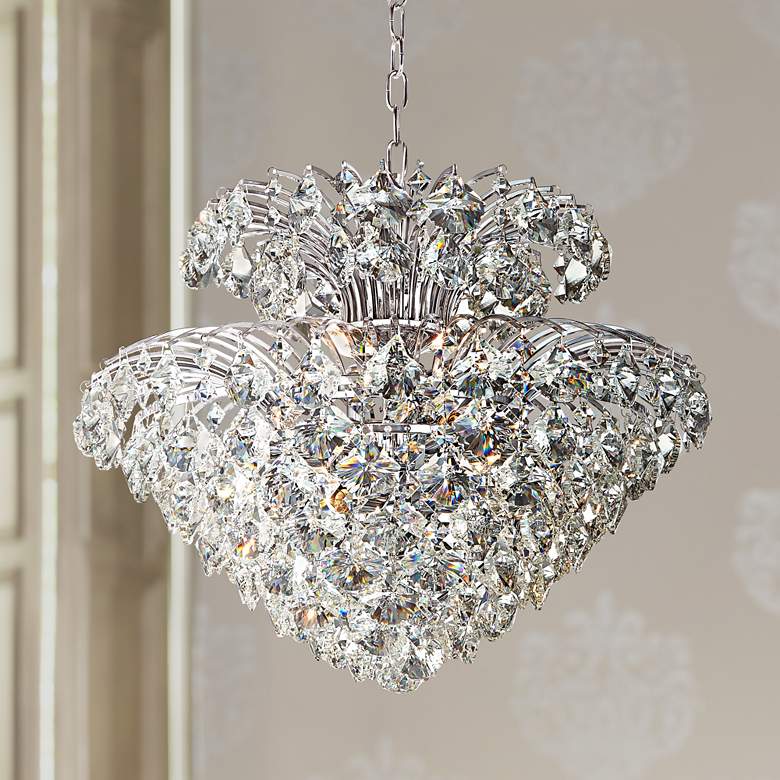 Image 1 Vienna Full Spectrum Inez 20" Wide Clear Crystal Pendant