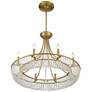 Watch A Video About the Jaimie Soft Gold Crystal 8 Light Pendant