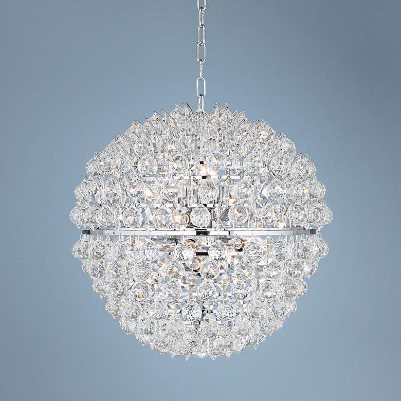 Image 1 Vienna Full Spectrum Lavina 23 inch Wide Clear Crystal Pendant