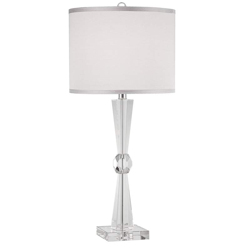 Image 3 Vienna Full Spectrum Linley 29 inch High Element Crystal Glass Table Lamp