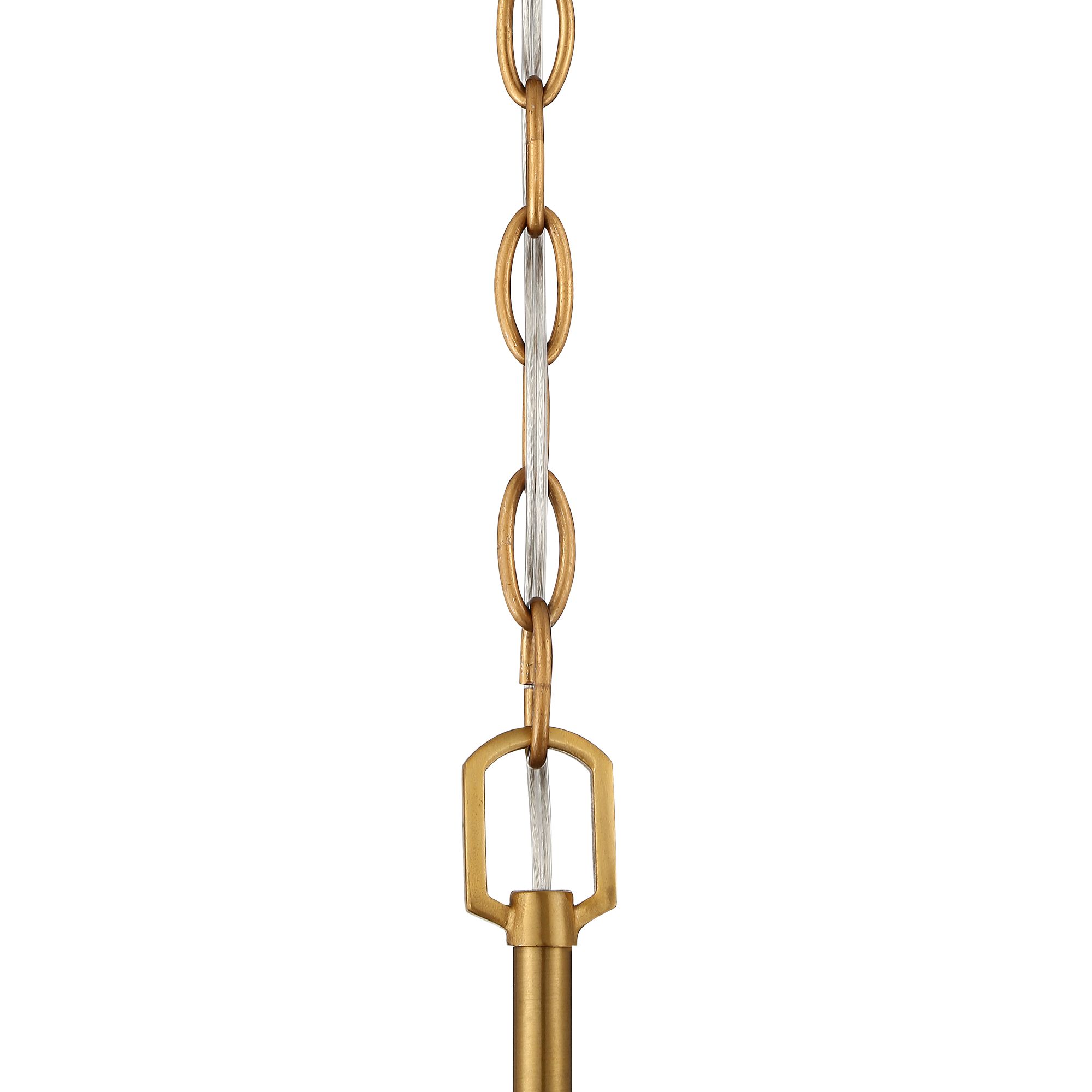 Watch A Video About the Vienna Full Spectrum Luxum Brass and Crystal Pendant Light
