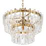 Watch A Video About the Vienna Full Spectrum Luxum Brass and Crystal Pendant Light