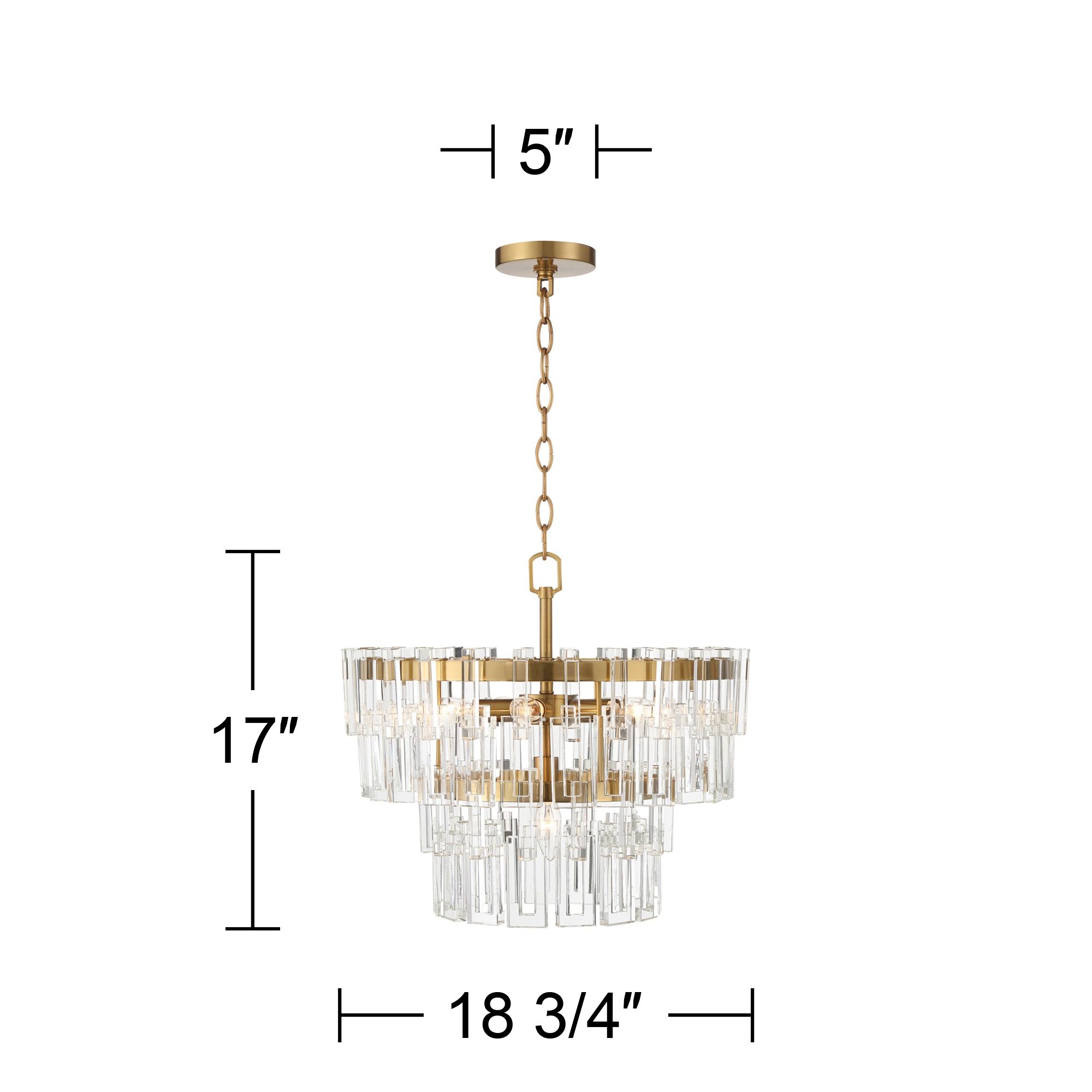 Watch A Video About the Vienna Full Spectrum Luxum Brass and Crystal Pendant Light