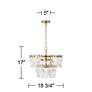 Watch A Video About the Vienna Full Spectrum Luxum Brass and Crystal Pendant Light