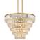 Vienna Full Spectrum Magnificence 23 3/4" Soft Gold Crystal Pendant