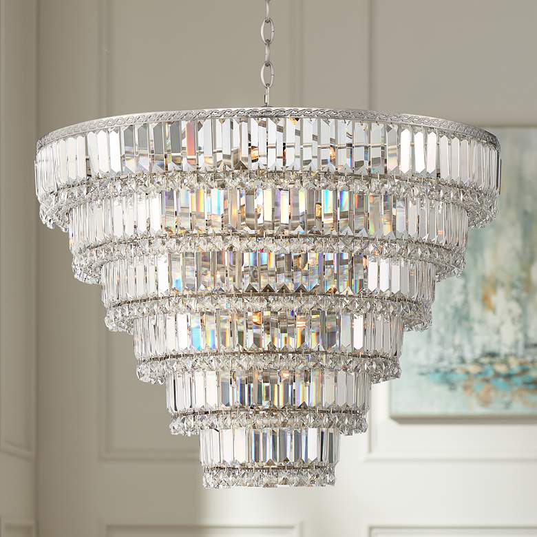 Image 1 Vienna Full Spectrum Magnificence 28 1/2" 21-Light Crystal Chandelier