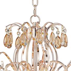 Image4 of Vienna Full Spectrum Mellie 24" Champagne Gold and Crystal Chandelier more views