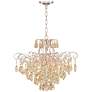 Vienna Full Spectrum Mellie 24" Champagne Gold and Crystal Chandelier