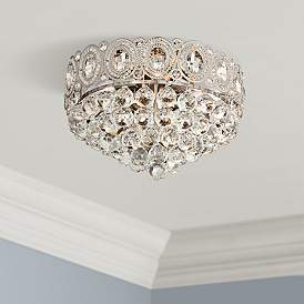 Image1 of Vienna Full Spectrum Moira 16" Wide Crystal Ceiling Light