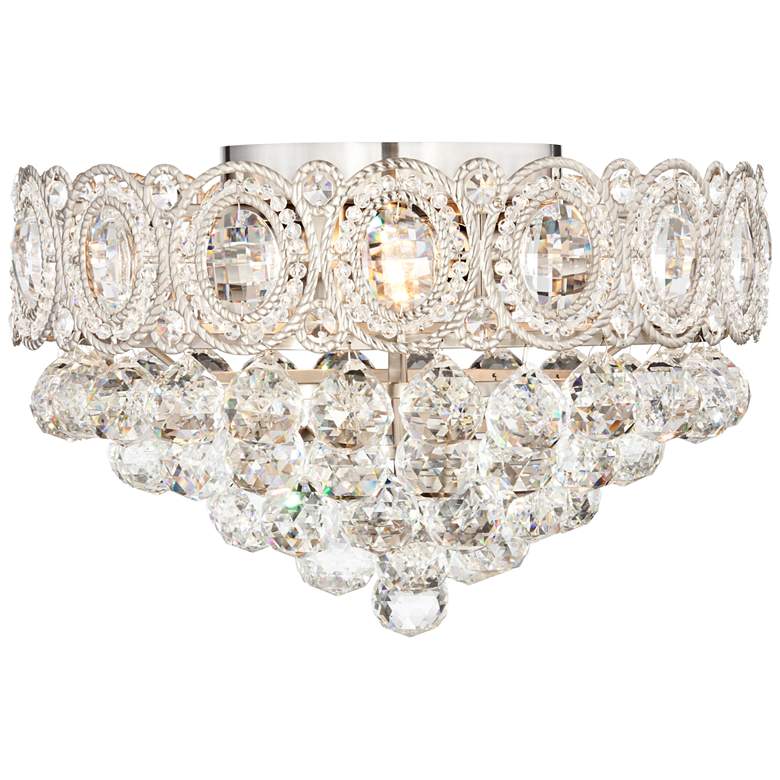 Image 3 Vienna Full Spectrum Moira 16" Wide Crystal Ceiling Light more views