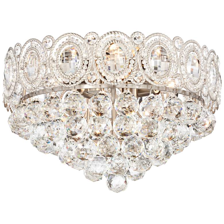 Image 4 Vienna Full Spectrum Moira 16" Wide Crystal Ceiling Light more views