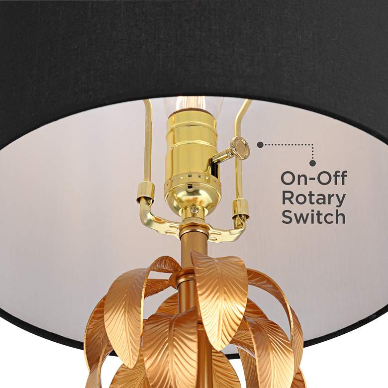 Image 5 Vienna Full Spectrum Monaco 27 1/2" High Crystal and Brass Table Lamp more views