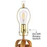 6_Vienna Full Spectrum Monaco 27 1/2" High Crystal and Brass Table Lamp more views