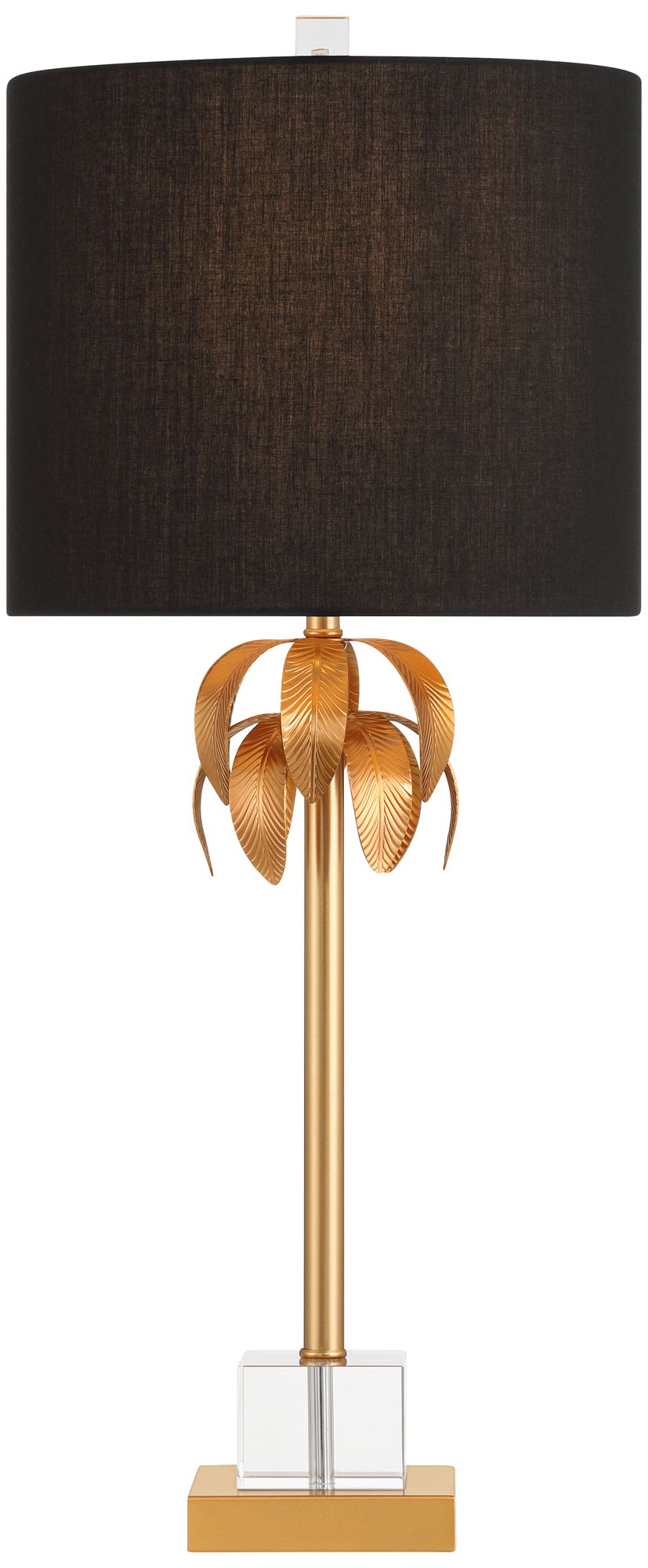 Vienna Full Spectrum Monaco 27 1/2" High Crystal and Brass Table Lamp