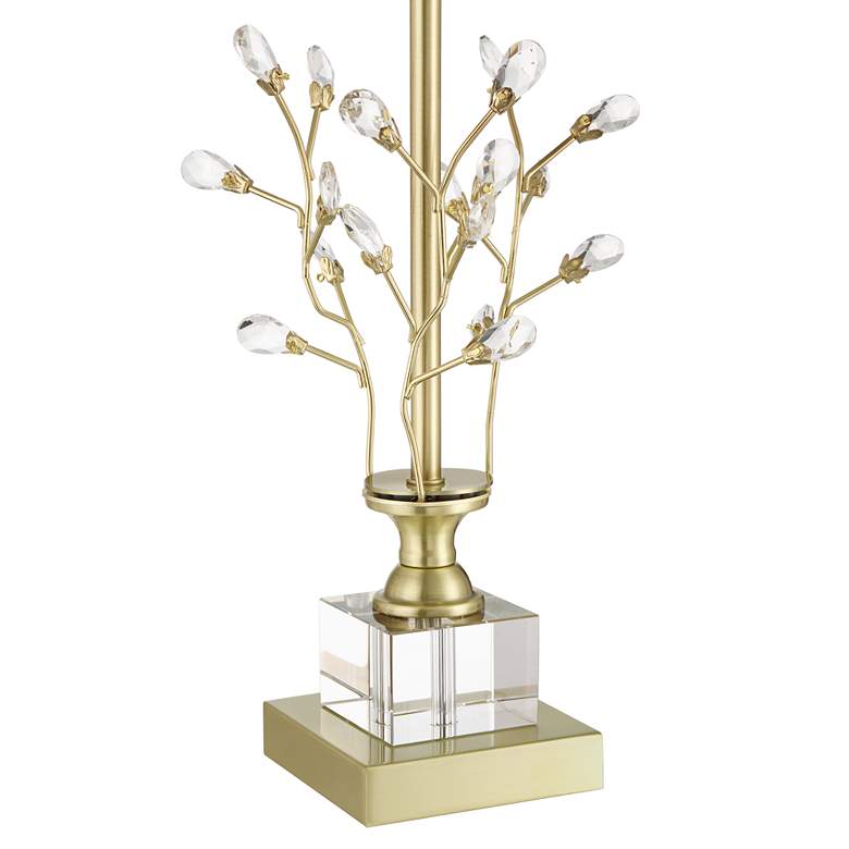 Image 6 Vienna Full Spectrum Moritz 21 1/2" Gold Branch and Crystal Table Lamp more views