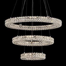 Image1 of Vienna Full Spectrum Perriello 27 1/2" Crystal Ring LED Chandelier
