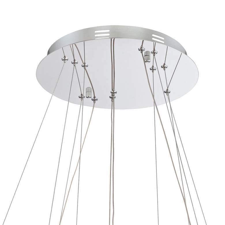 Image 5 Vienna Full Spectrum Perriello 27 1/2" Crystal Ring LED Chandelier more views