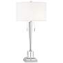 Vienna Full Spectrum Renee 30 1/2" Crystal Table Lamp With USB Dimmer