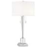 Vienna Full Spectrum Renee Pull Chain Clear Crystal Glass Table Lamp