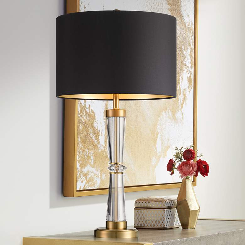 Image 1 Vienna Full Spectrum Rhoda 26" High Traditional Crystal Table Lamp