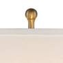 5_Vienna Full Spectrum Rolland 30" Brass and Crystal Lamp with Dimmer more views