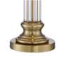 Vienna Full Spectrum Rolland Brass and Crystal Column Lamp with Dimmer