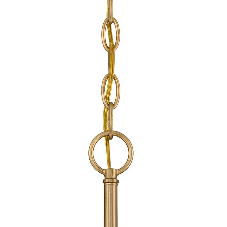 Image 4 Vienna Full Spectrum Rysa 30 1/2" Brass and Crystal 9-Light Chandelier more views