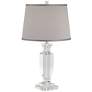 Vienna Full Spectrum Sherry 25" Clear Crystal Table Lamp with Dimmer