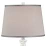 Vienna Full Spectrum Sherry 25" Clear Crystal Table Lamp with Dimmer