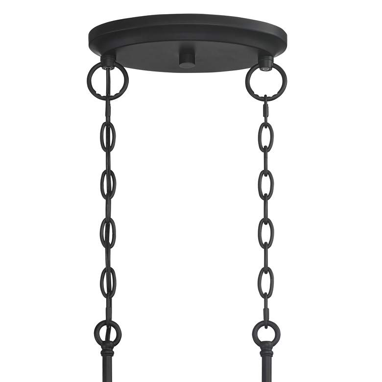 Image 5 Vienna Full Spectrum Sofie 31 1/2" Black and Crystal Kitchen Pendant more views