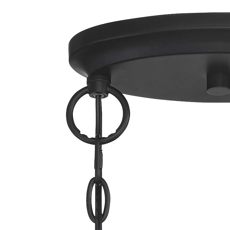 Image 6 Vienna Full Spectrum Sofie 31 1/2" Black and Crystal Kitchen Pendant more views