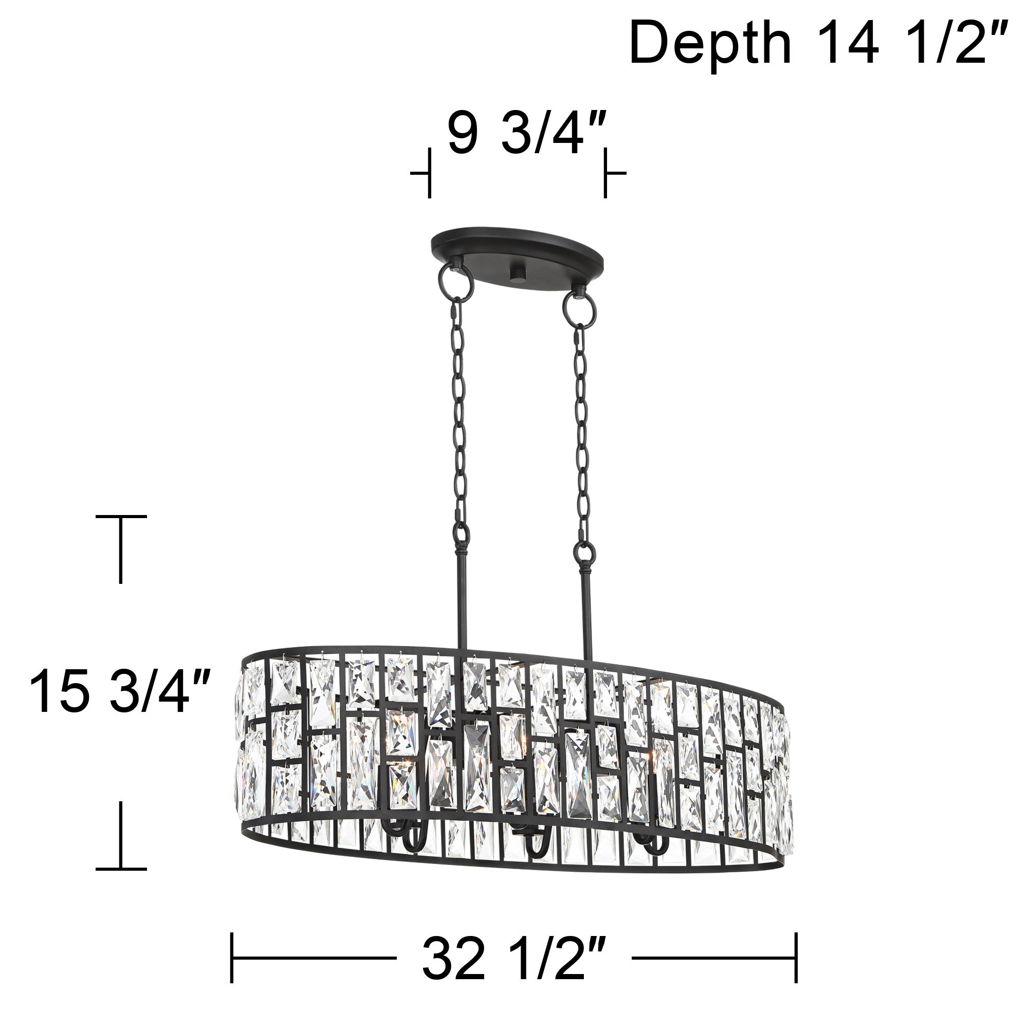 Watch A Video About the Vienna Full Spectrum Sofie Black and Crystal Kitchen Pendant