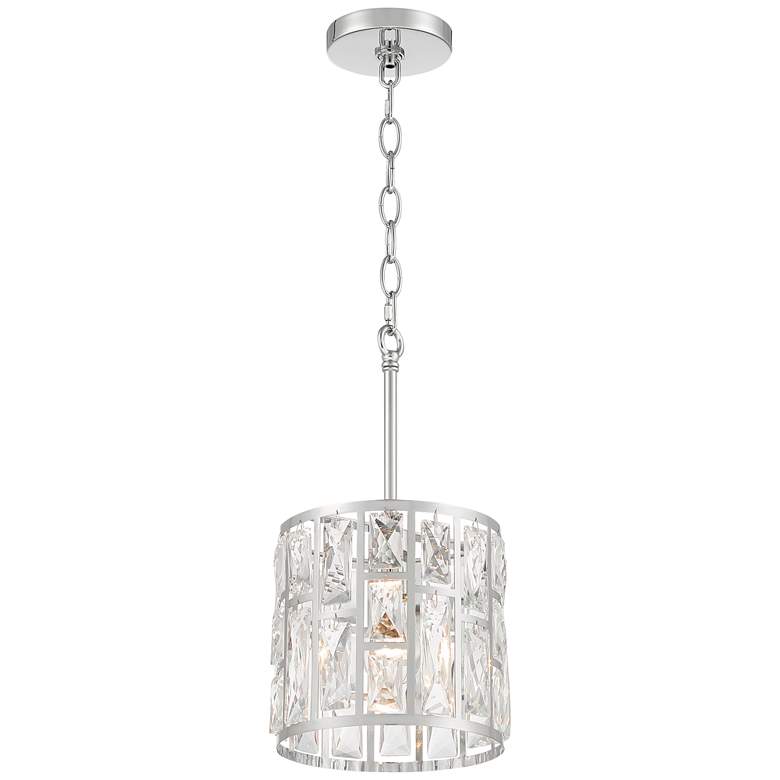 Image 7 Vienna Full Spectrum Sofie 8 1/2" Chrome Crystal Mini Pendant Light more views