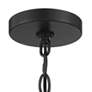 6_Vienna Full Spectrum Sofie 8" Black and Crystal Mini Pendant Light more views
