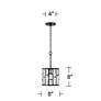 Watch A Video About the Vienna Full Spectrum Sofie Black and Crystal Mini Pendant Light